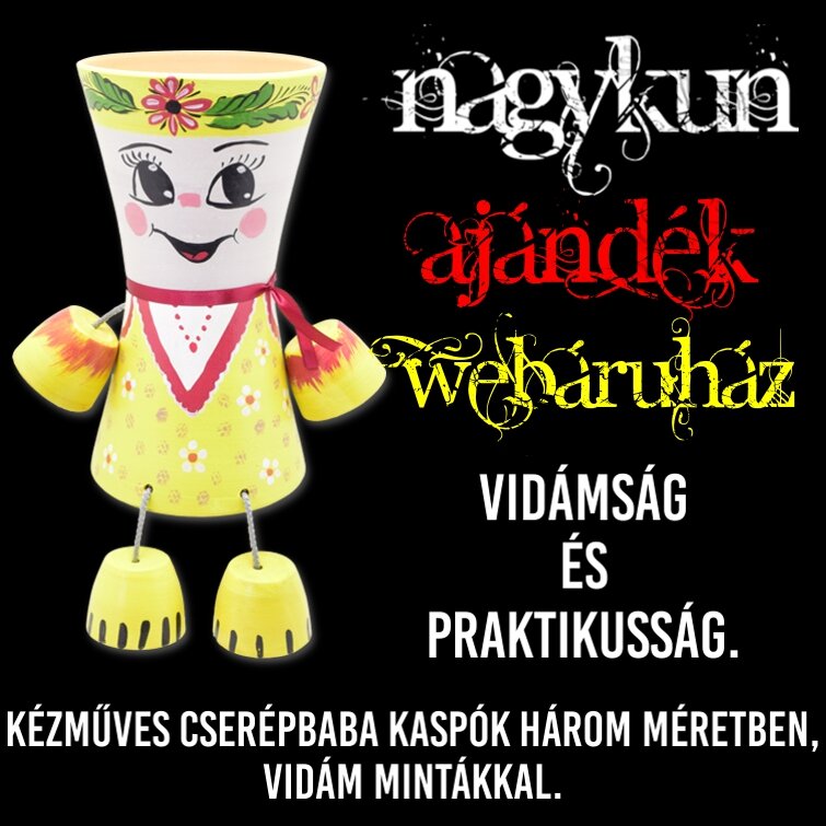 Kézműves cserépbabák