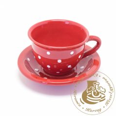 Kapucsínósbögre alátéttel