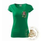 Hímzett női póló kun mintával