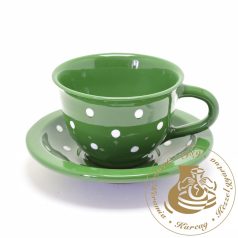 Kapucsínósbögre alátéttel