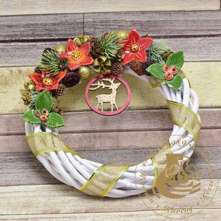 Karácsonyi fehérvesszős kopogtató