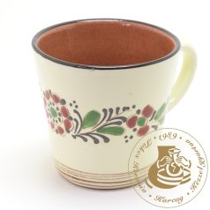 Népművészeti kúp alakú teásbögre