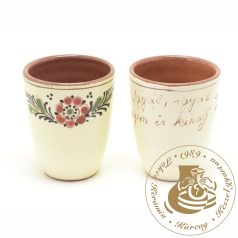 Népművészeti borospohár