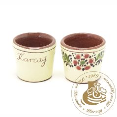 Népművészeti pálinkáspohár