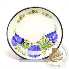 Népművészeti reggelizős tányér